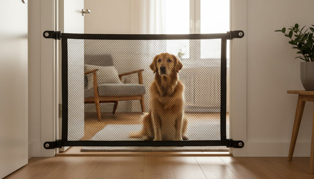 Black Foldable Protection Pet Safety Gate