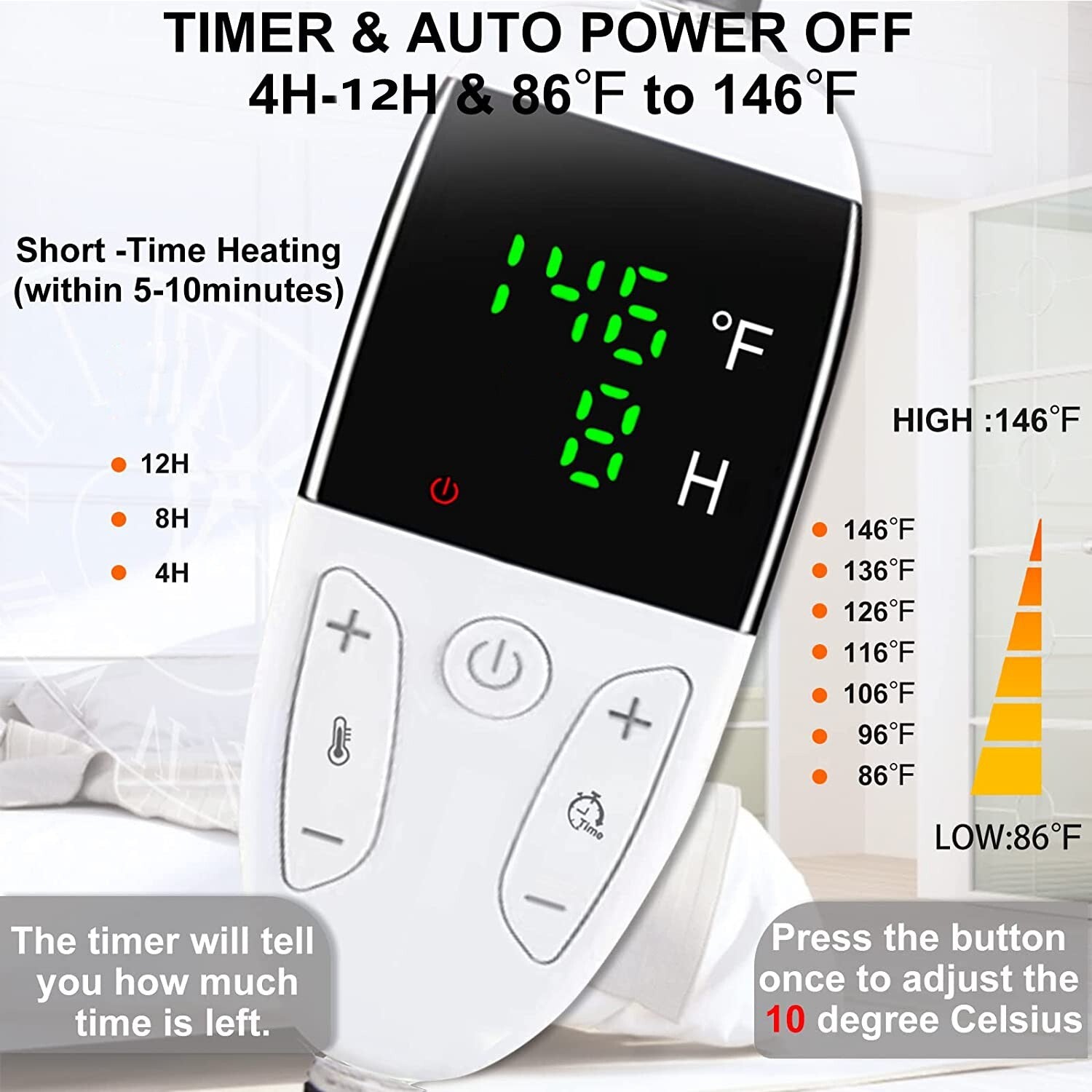 Large Pet Heating Pad Electric Blanket Waterproof Mat Warmer Washable Dog Cats