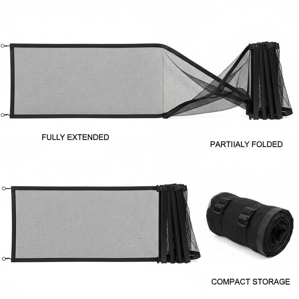 Black Foldable Protection Pet Safety Gate