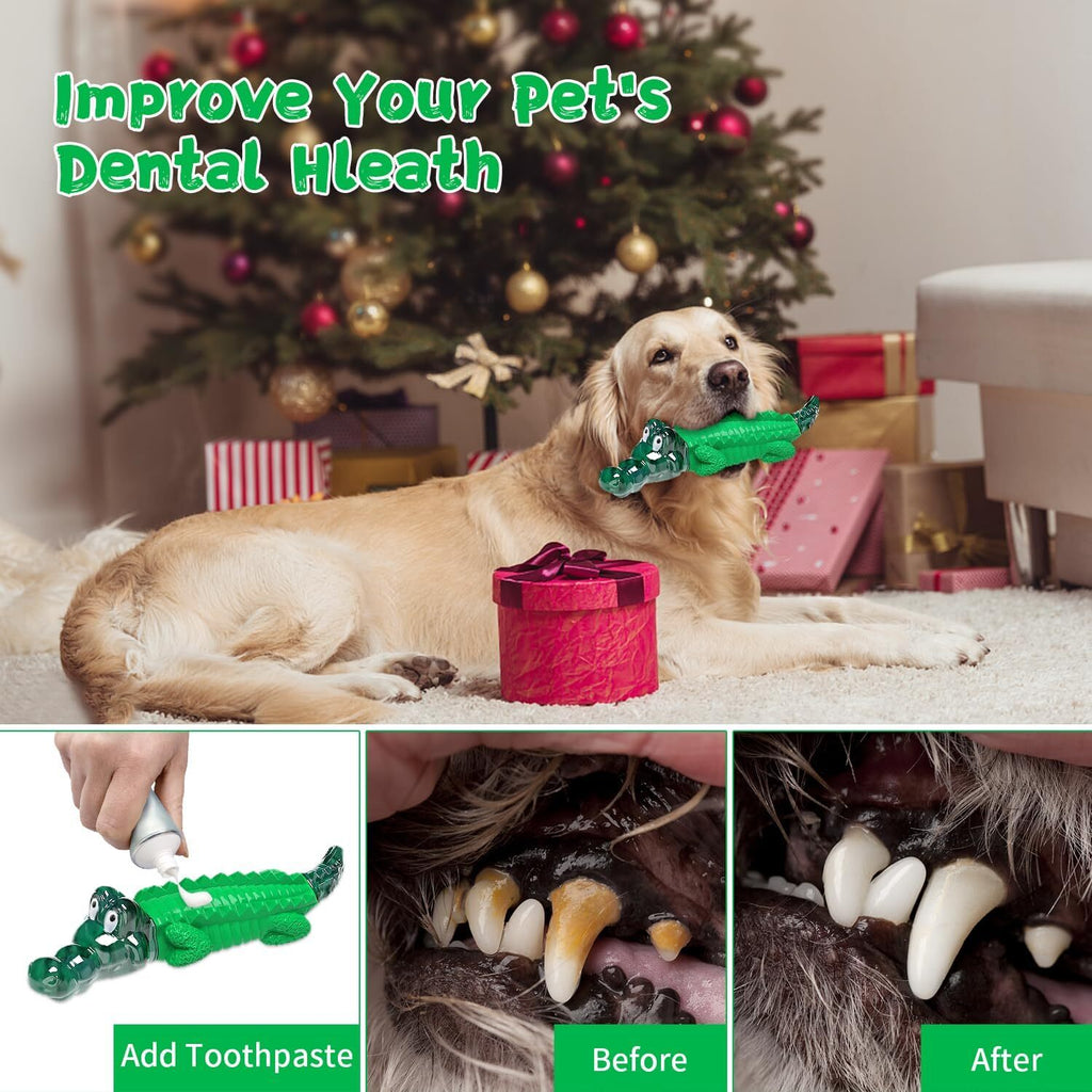 Fuufome Dog Chew Toy for Aggressive Chewers - Indestructible Toy for Pet Anxiety